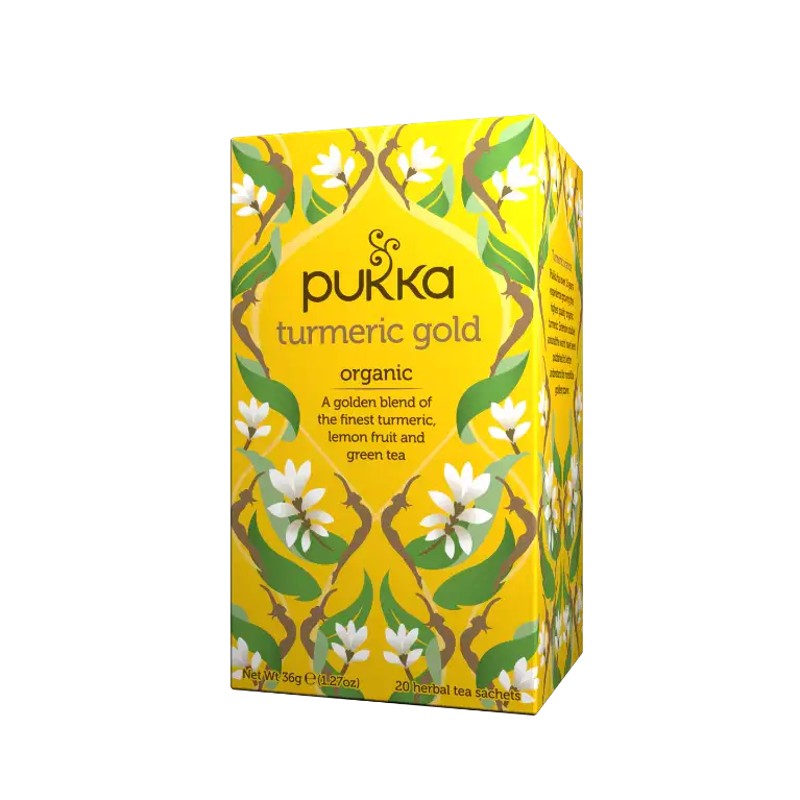 Pukka Turmeric Gold 20bags Taste Nature Organic Supermarket And Cafe